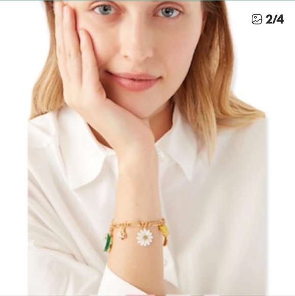 Kate Spade Off We Go Travel Charm Bracelet Nwt - Picture 6 of 9